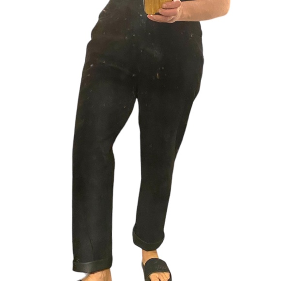 Vintage Danier, Black Suede trouser. Sz 12 - Picture 13 of 16